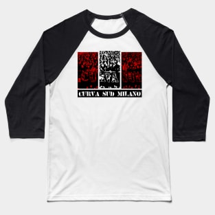 Curva sud milano Baseball T-Shirt